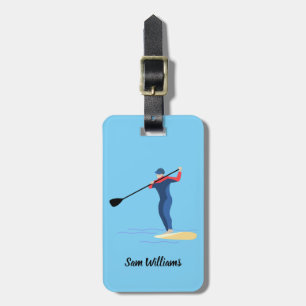 Stand-up Paddleboarding Luggage Tag