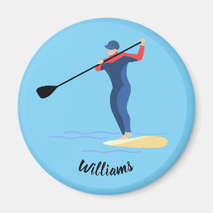 Stand Up Paddleboarding Magnet