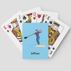 Stand-up Paddleboarding Playing Cards