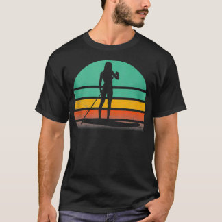 Stand Up Paddleboarding Retro  Vintage SUP Design  T-Shirt