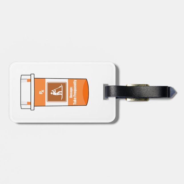 Stand Up Paddling Is My Drug Luggage Tag (Back Horizontal)