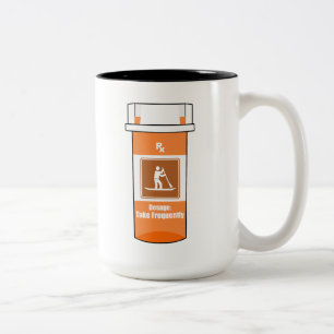Stand Up Paddling Is My Drug Two-Tone Coffee Mug