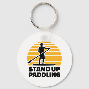 Stand up paddling keychain