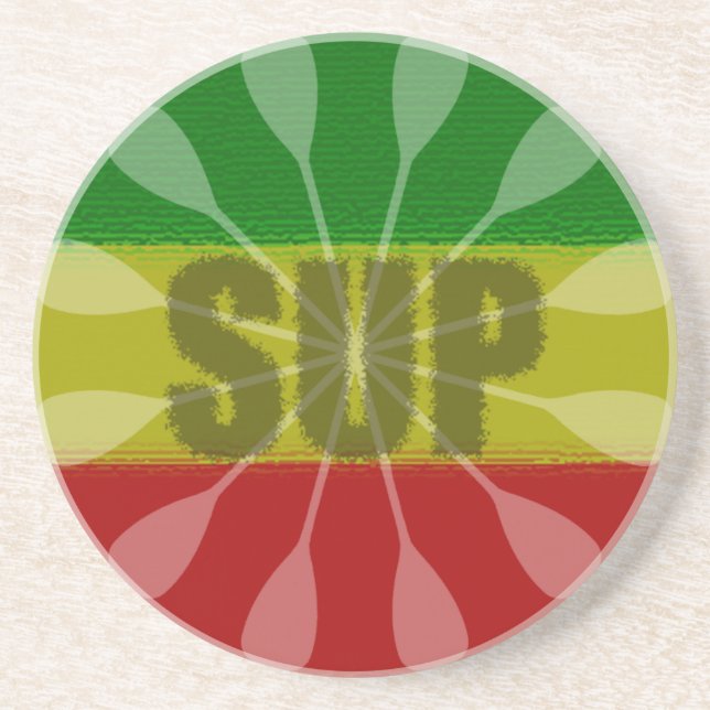 Stand Up Paddling, Paddle Twirl Coaster (Front)