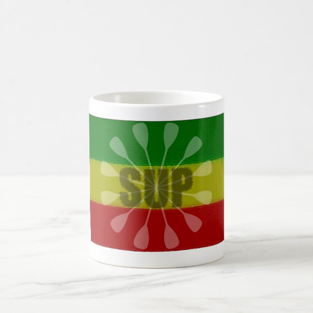 Stand Up Paddling, Paddle Twirl Coffee Mug (Center)