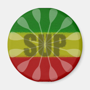 Stand Up Paddling, Paddle Twirl Magnet