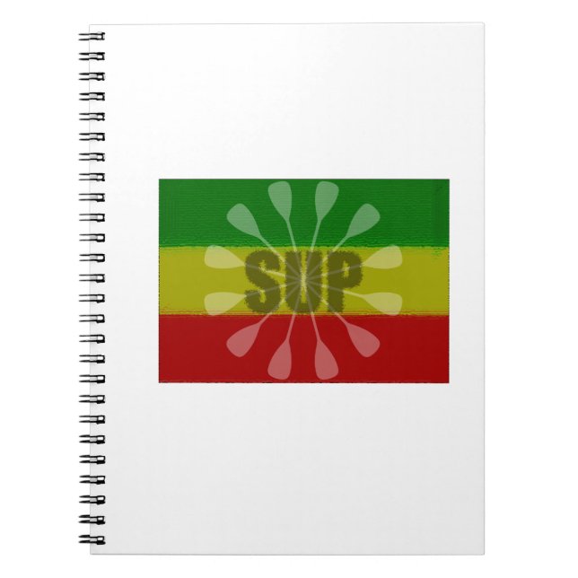Stand Up Paddling, Paddle Twirl Notebook (Front)