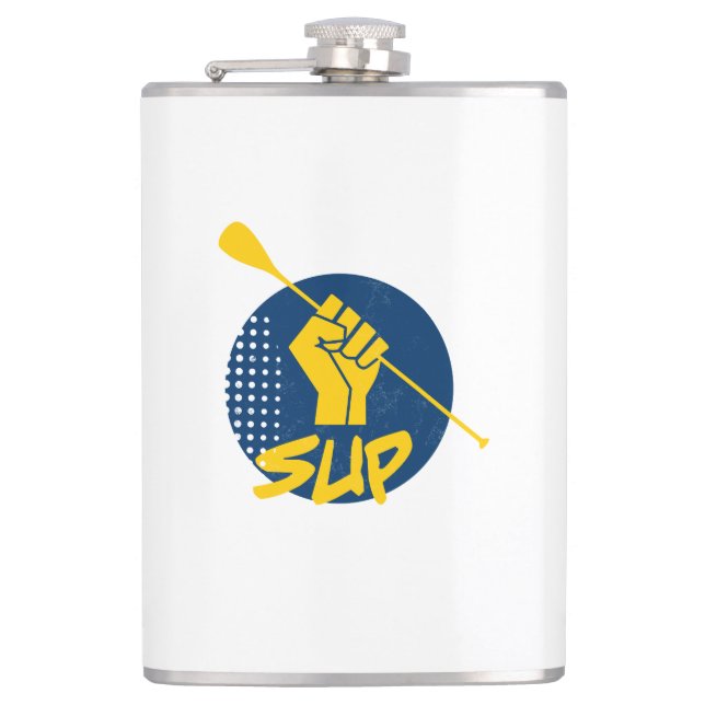 Stand Up Paddling Power Hip Flask (Front)