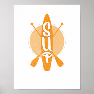 Stand up Paddling SUP Board Poster