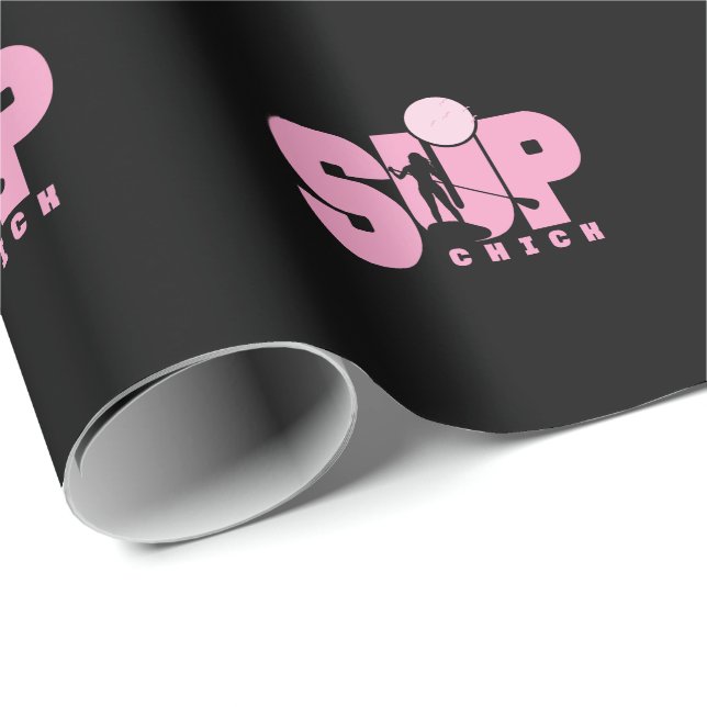 Stand up Paddling "SUP Chick Wrapping Paper (Roll Corner)