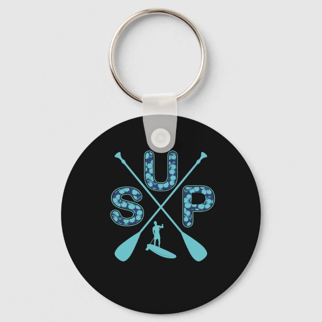 Stand up Paddling SUP Keychain (Front)