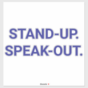 STAND-UP SPEAK-OUT Hankamer Artjunkhaus Peace Love