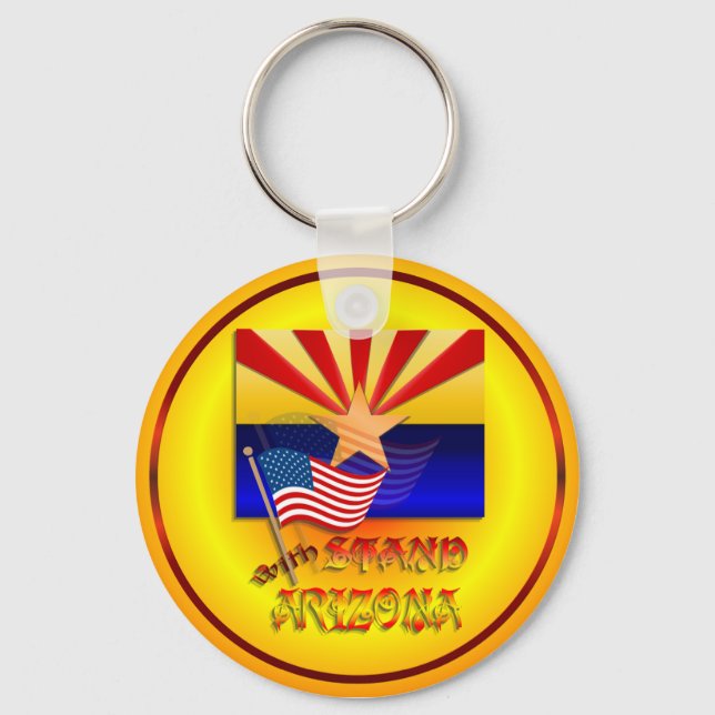 Stand With Arizona Keychain (Front)