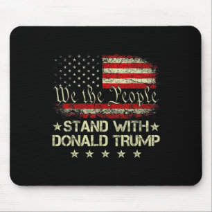 Stand With Donald Trump 2024 Support Take America  Mouse Pad
