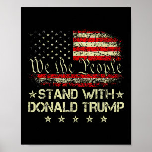 Stand With Donald Trump 2024 Support Take America Poster