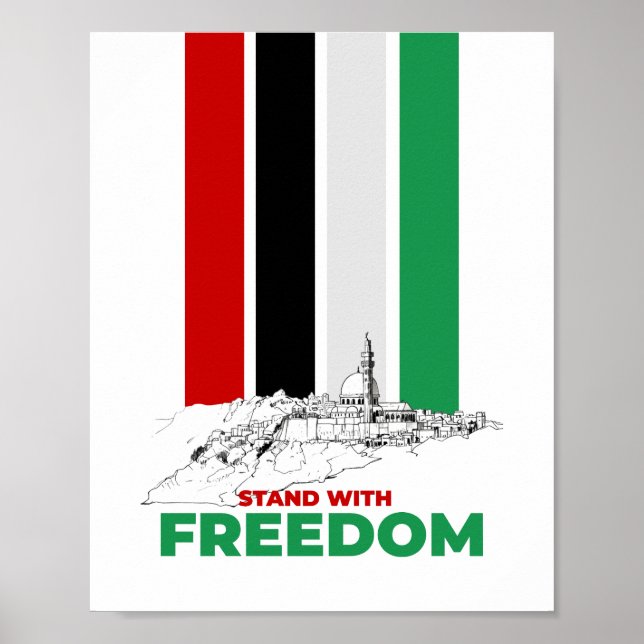 Stand With Freedom Poster (Front)