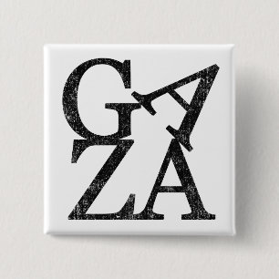 Stand With Gaza Protect Palestinian ChiCoaster Set 2 Inch Square Button