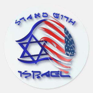 Stand With Israel - lettered Stickers