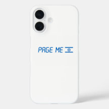 Stand with Israel or page me phone case