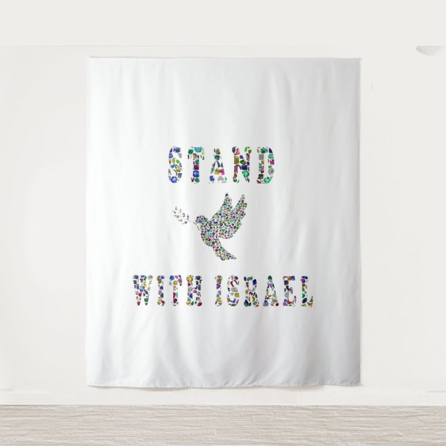 Stand with Israel Tapestry (Front)