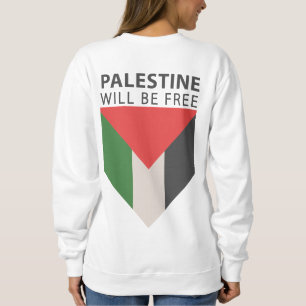Stand With Palestine, Flag and Olive Tree Sweatshirt