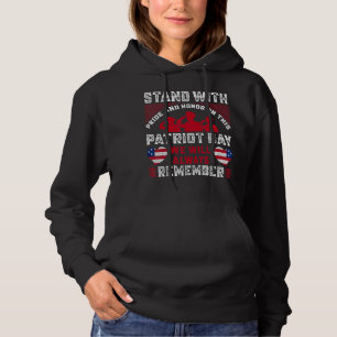 Stand With Pride And Honour On Memorial Day Hoodie