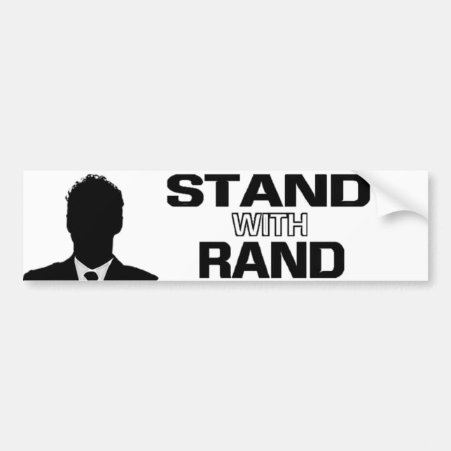 "Stand with Rand" - Rand Paul 2016 Bumper Sticker (Front)