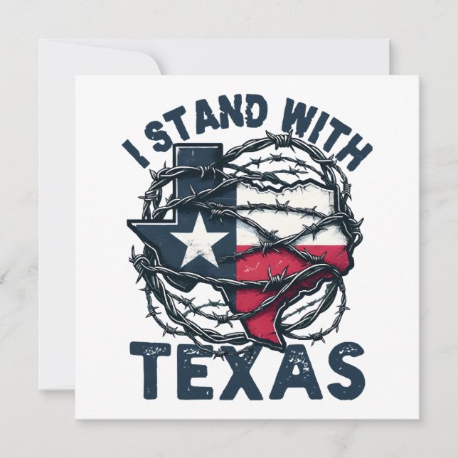Stand With Texas Invitation (Front)