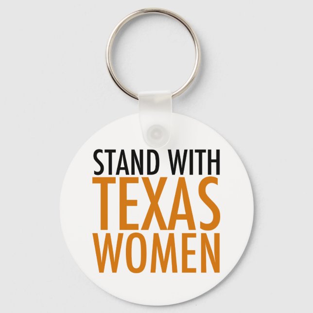 Stand with Texas Women Keychain (Front)