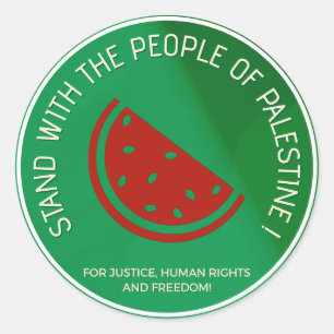 Stand with the People of Palestine! Sticker