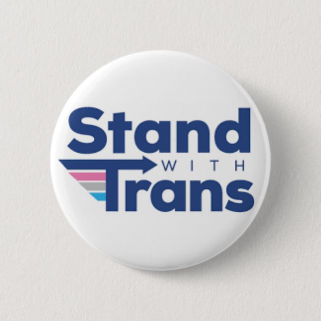 Stand with Trans 2 Inch Round Button (Front)
