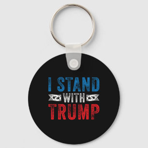 Stand With Trump 2020 Election Donald Maga Republi Keychain