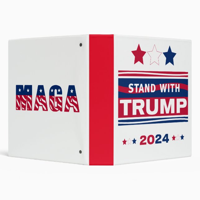 Stand with Trump~2024~MAGA Binder (Background)