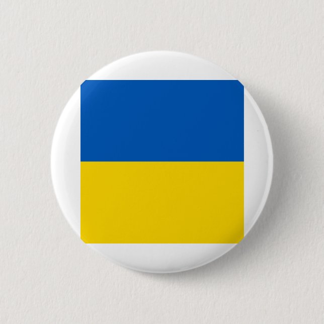 STAND WITH UKRAINE! 2 INCH ROUND BUTTON (Front)