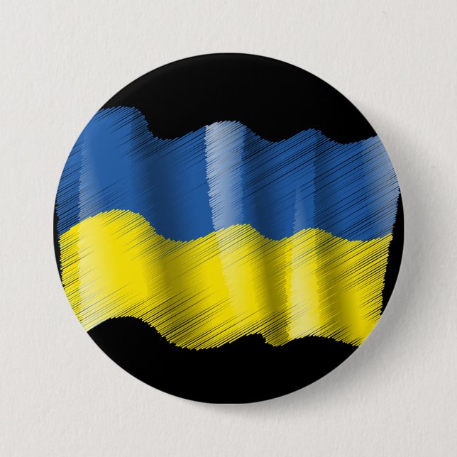 Stand with Ukraine !!!  Button (Front)