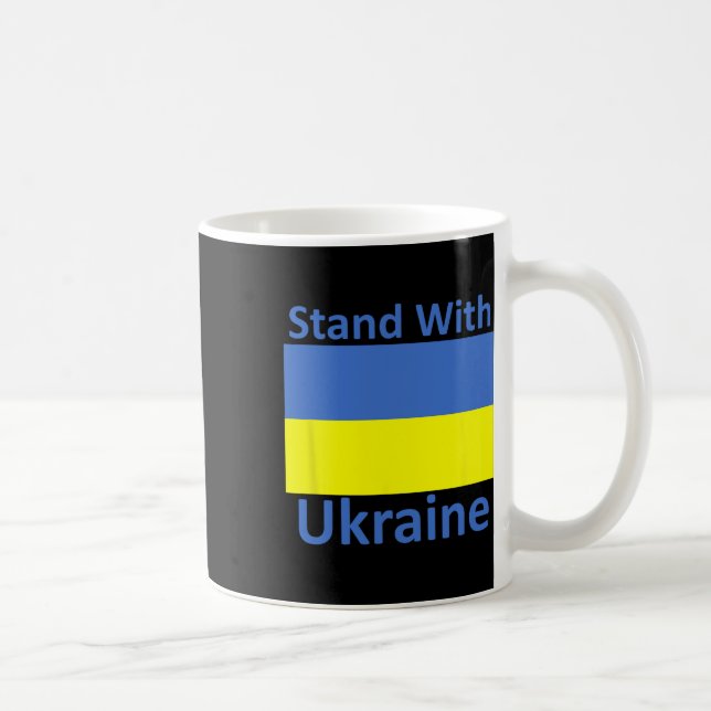 Stand With Ukraine  Coffee Mug (Right)