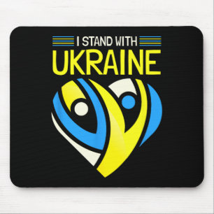 Stand With Ukraine Flag Anti-putin Say No To War U Mouse Pad