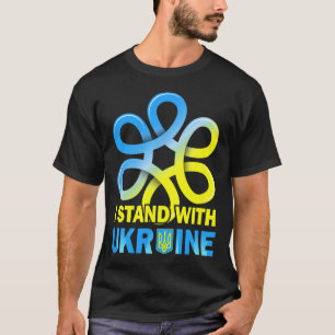 Stand With Ukraine Flag Anti-putin Say No To War U T-Shirt