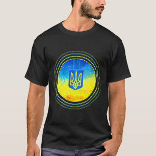 Stand With Ukraine Flag Anti-putin Ukraine Ukraini T-Shirt