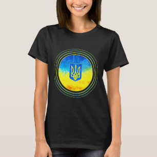 Stand With Ukraine Flag Anti-putin Ukraine Ukraini T-Shirt