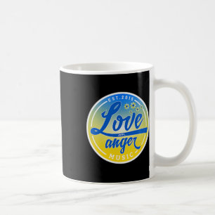 Stand With Ukraine Love Over Anger Music 1 Coffee Mug