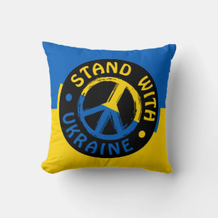 Stand With Ukraine pillow