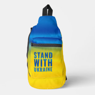 Stand with Ukraine. Sling bag