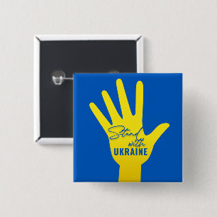 Stand with Ukraine Square Button