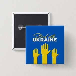 Stand with Ukraine Square Button