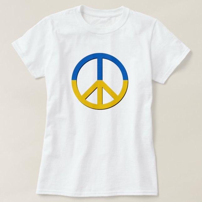 Stand With Ukraine Support T-Shirt (Design Front)