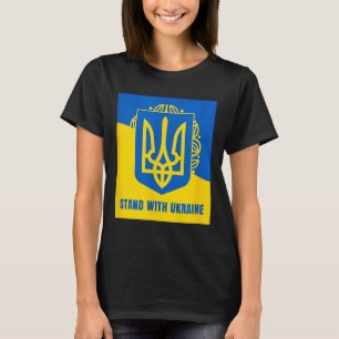 Stand With Ukraine - Support Ukraine, Stop The War T-Shirt