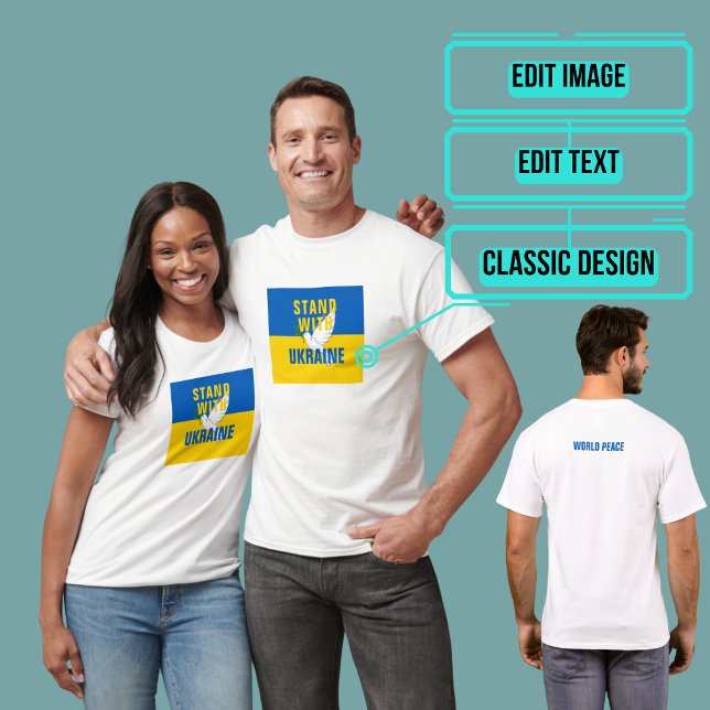 Stand With Ukraine T-Shirt (Please enjoy our design and see the others in the collection.)