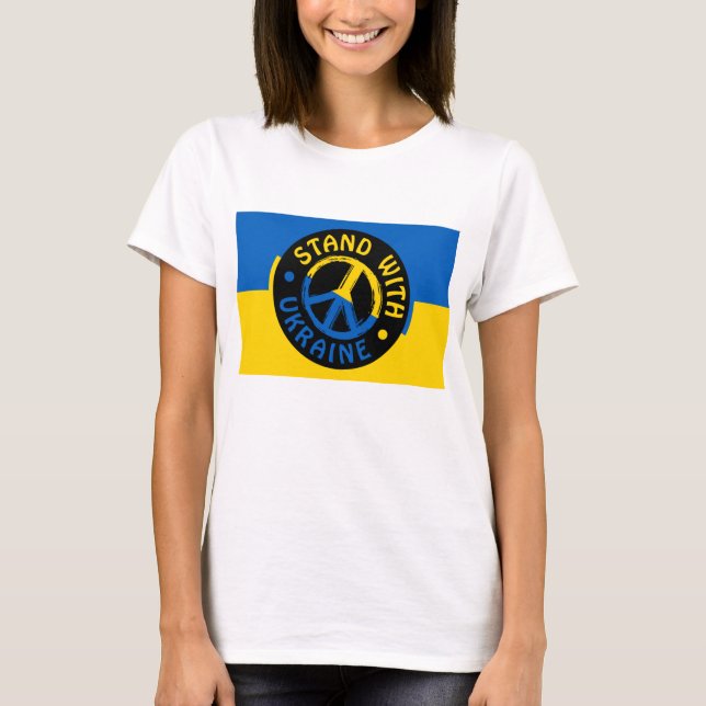 Stand with Ukraine tshirt (Devant)