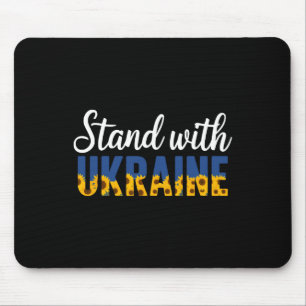 Stand With Ukraine Ukrainian Flower Sunflower Mouse Pad